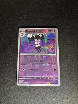Pokemon Gothorita Card 042/086 Masterball English White Flare, NM Condition - Image 1