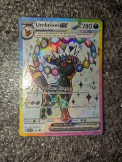Umbreon ex Card SVP 176 Figure Collection Black Star Promo Prismatic Evolutions - Image 1