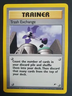 Trash Exchange 126/132 Trainer - Gym Heroes Set - Pokemon Card - Lightly Played - Image 1