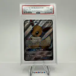 PSA 7 Pokemon Eevee GX - Sun & Moon Promo - SM242 - Image 1