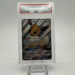 PSA 7 Pokemon Eevee GX - Sun & Moon Promo - SM242 - Image 2