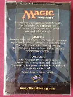 Magic The Gathering BETRAYERS OF KAMIGAWA NINJUTSU New Sealed Theme Deck MTG - Image 2