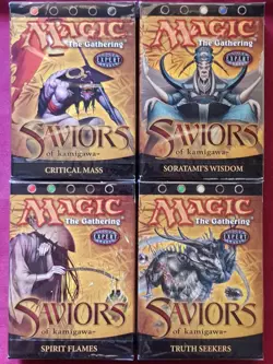 Magic The Gathering SAVIORS OF KAMIGAWA 4x New Sealed Theme Deck MTG - Image 1