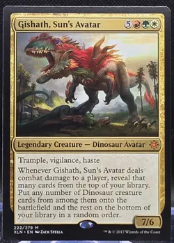 Gishath, Sun's Avatar #222 Ixalan Regular Mythic - Image 1