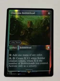 Charisma Bobblehead (Serial Numbered) Serialized 258/500 NM Foil MTG - Image 1