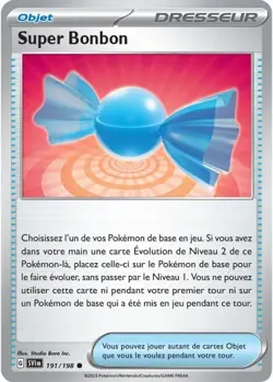 Carte SUPER BONBON 191/198 Pokemon Ecarlate et Violet EV01 Neuve FR - Image 1