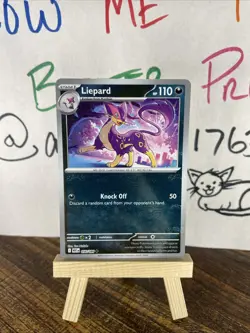 Liepard Master Ball Pattern 056/086 English White Flare 56/86 Pokemon Masterball - Image 1