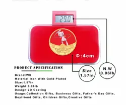 Pokemon Coins Gold Plated Collectibles Gift Set Commemorative Birthday - Image 5