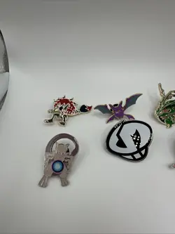 Official Licensed Pokemon Metal Enamel Pin Lot Of 11 Pins TCG-All Have Backs - Image 2