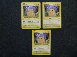 Lot 3 Pikachu 2016 Pokemon XY Evolutions 35/108 Common TCG CCG excellent to NM - Image 1