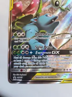 Pokemon TCG - Celebi & Venusaur GX Tag Team SM167 Alt Art Promo Sun & Moon - Image 5