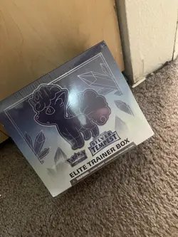 Pokemon Sword & Shield Silver Tempest Elite Trainer Box Sealed - Image 1