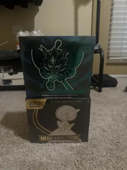 Pokemon TCG Twilight Masquerade ETB + Mega Evolution ETB Sealed (Elite Trainer) - Image 1