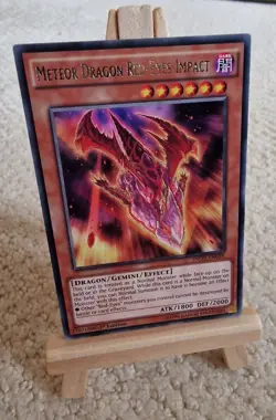 Yu-Gi-Oh - Meteor Dragon Red-Eyes Impact - Rare 1st Ed - INOV-EN028 - M/NM - Image 1