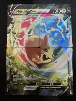 Pokemon Card Morpeko V-Union SWSh215-SWSH218 Promo Holo Rare NM - Image 1