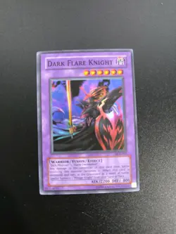 Dark Flare Knight - DCR-017 Super Rare Dark Crisis Yugioh Card - VLP/NM - Image 1