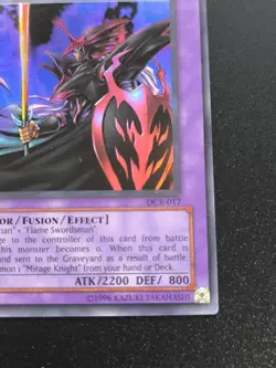 Dark Flare Knight - DCR-017 Super Rare Dark Crisis Yugioh Card - VLP/NM - Image 2