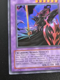 Dark Flare Knight - DCR-017 Super Rare Dark Crisis Yugioh Card - VLP/NM - Image 3
