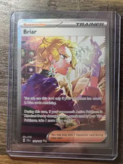 Briar 171/142 SR Full Art Trainer Pokemon Card SV07 Stellar Crown NM/MINT - Image 1