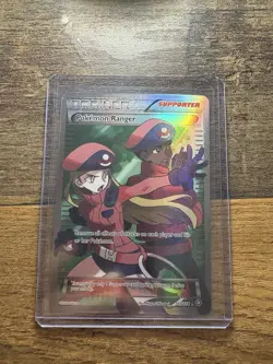 Pokemon Ranger 113/114 Full Art Holo - Pokemon Card XY Steam Siege - Near Mint - Image 1