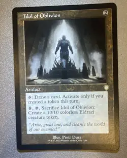 Idol of Oblivion | RETRO | 7% Off 2+ | Brother's War | NM | MTG - Image 1