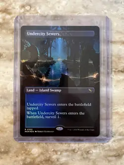 Undercity Sewers (Borderless) Murders at Karlov Manor Foil MTG NM+ - Image 1