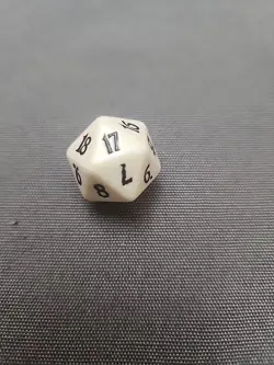 MTG - Magic the Gathering - 2002 Onslaught - Spindown D20 Dice Die - White - Image 2