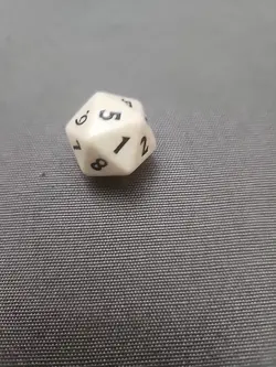 MTG - Magic the Gathering - 2002 Onslaught - Spindown D20 Dice Die - White - Image 3