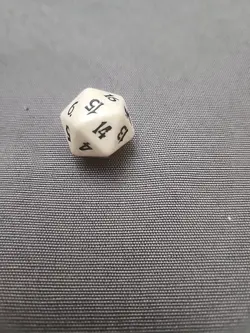 MTG - Magic the Gathering - 2002 Onslaught - Spindown D20 Dice Die - White - Image 5