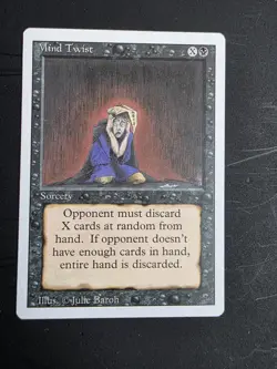 MTG Magic The Gathering Mind Twist Revised Edition Regular - Image 1