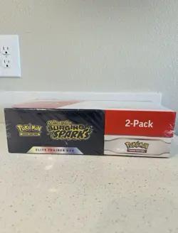 Pokemon Surging Sparks Elite Trainer Box + Booster Bundle 2-pack NEW SEALED - Image 4