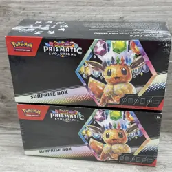 2 Pokemon TCG Scarlet Violet Prismatic Evolutions Surprise Box Factory Sealed - Image 1