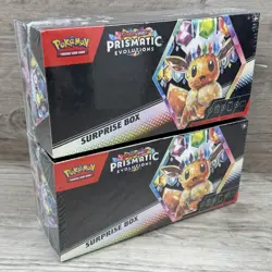 2 Pokemon TCG Scarlet Violet Prismatic Evolutions Surprise Box Factory Sealed - Image 2