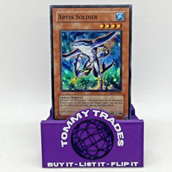 Yu-Gi-Oh! TCG Abyss Soldier CMC-EN001 Super Rare Unlimited NM - Image 1