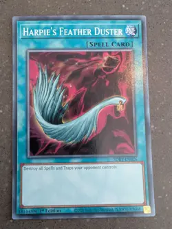 YuGiOh! Harpie's Feather Duster SDBT-EN026 1st Ed - Image 1
