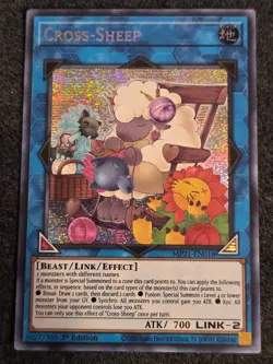 Yu-Gi-Oh Card - MP21-EN018 - CROSS-SHEEP (secret rare holo) - NM/Mint - Image 1