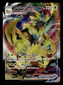 Zeraora VMAX 054/159 Ultra Rare Crown Zenith Pokemon Card - Image 1