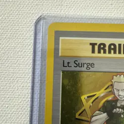 Lt Surge 17/132 Holo Gym Heroes Pokemon Card WOTC TCG Vintage - Image 5