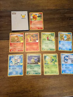 Lot Of Oversized Pokemon Cards And Carrying Case - Image 1