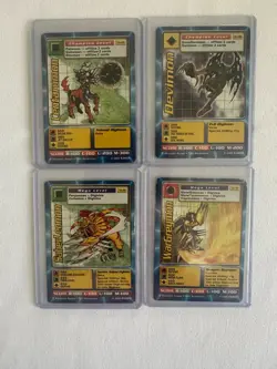 Digimon Digi Battle Cards 2000 Taco Bell Promo Cards WarGreymon & Others - Image 1