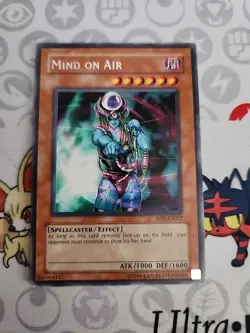 YUGIOH MIND ON AIR SOD-EN027 ULTIMATE PLAYED/EDGE WEAR - Image 1