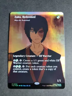 Zuko, Redeemed (Borderless Foil) Mythic MTG Avatar Eternal - Image 1