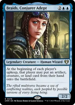 MTG Commander Masters CMM Braids, Conjurer Adept MINT - Image 1