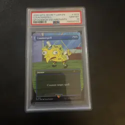 MTG Secret Lair Drop Counterspell Non Foil SpongeBob SquarePants Psa 10 - Image 1