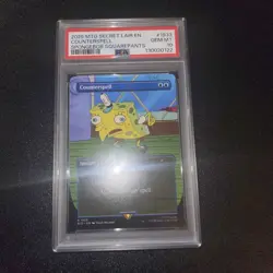 MTG Secret Lair Drop Counterspell Non Foil SpongeBob SquarePants Psa 10 - Image 2