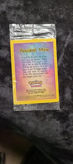 Ancient Mew Holofoil Promo Card Pokemon the Movie 2000 Sealed - Image 2