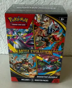 Pokemon TCG ME01 Mega Evolution Booster Bundle Sealed New - Image 1