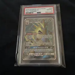 2018 POKEMON SUN & MOON LOST THUNDER #203 FULL ART/TYRANITAR GX PSA 10 - Image 2