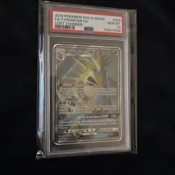 2018 POKEMON SUN & MOON LOST THUNDER #203 FULL ART/TYRANITAR GX PSA 10 - Image 3