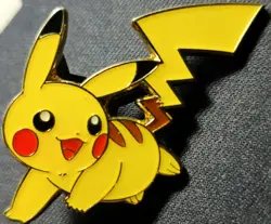 Pikachu Pokemon Official Enamel Pin - Image 1
